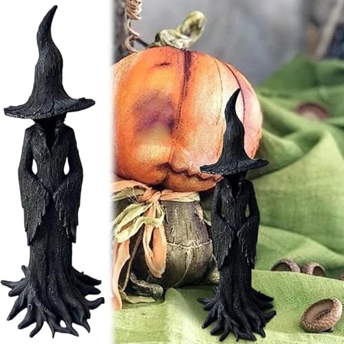 Enchanting Witch Resin Statue by Vindobil – Mystical Desktop Ornament for Home, Festival Decor, and Spiritual Spaces - Image 5