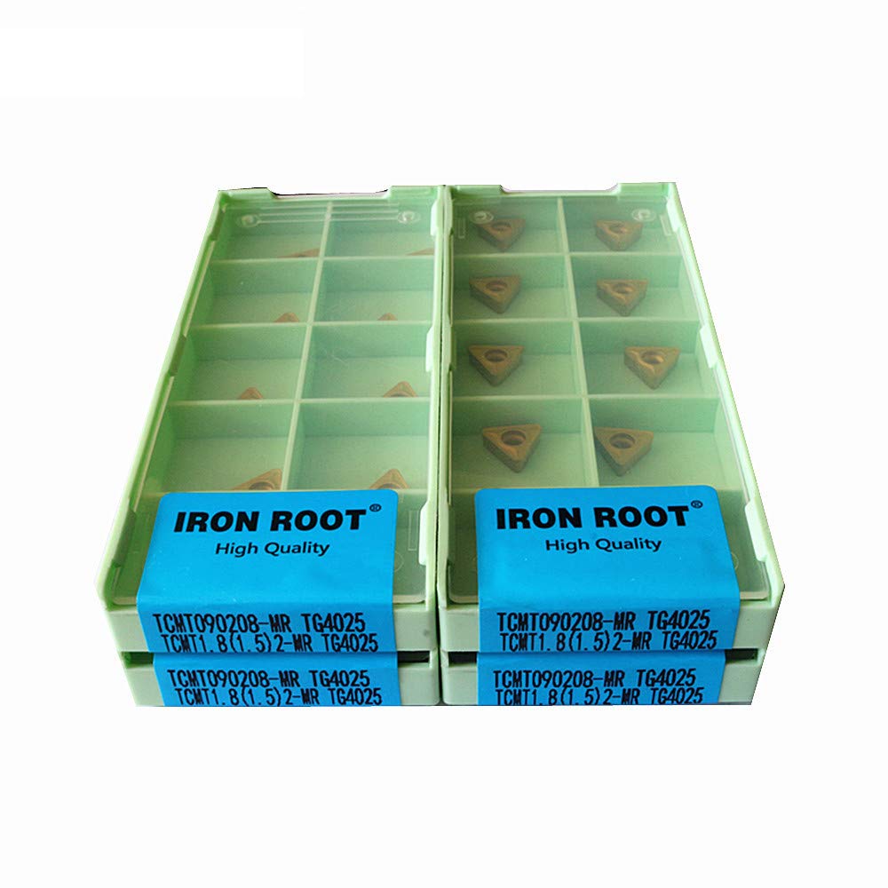 100P TCMT090208-MR TG4025 Series CNC herramienta de corte de torno de metal ranurado inserto de carburo para soporte de herramientas STFCR/L STGCR/L