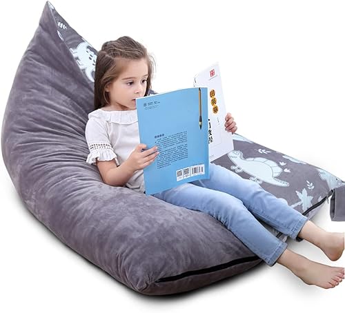 Bchway Family Funda para puf de almacenamiento de animales de peluche, bolsa de puf de animales de peluche para niños y adolescentes, súper suave y