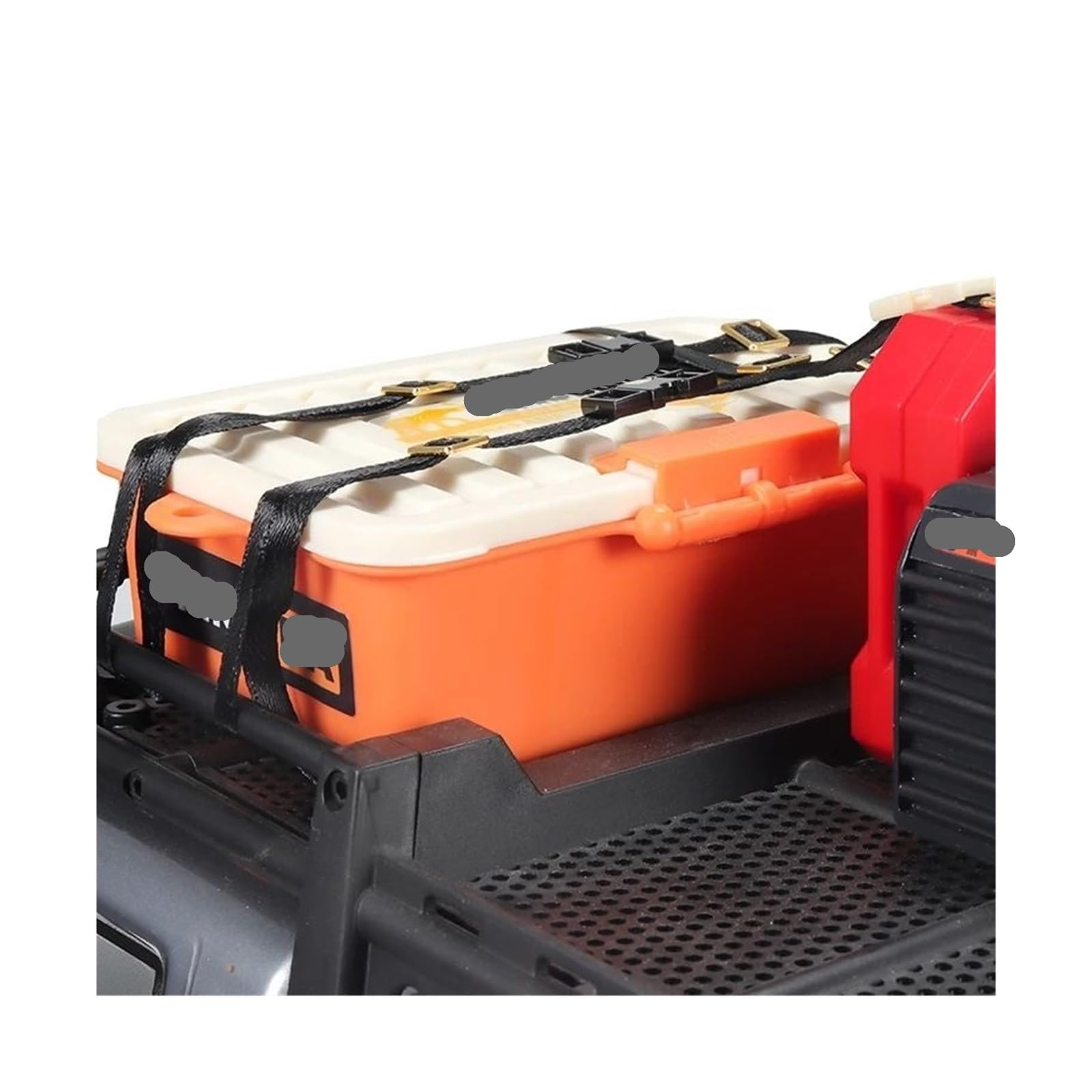 Per Axial Per SCX10 Per TRX4 Per TRX6 YK4102 Per RGT 86100 1/8 1/10 5 Pezzi Portapacchi Corda Cavo Per Bagagli Cinghie Fibbia 300MM RC Giocattoli RC