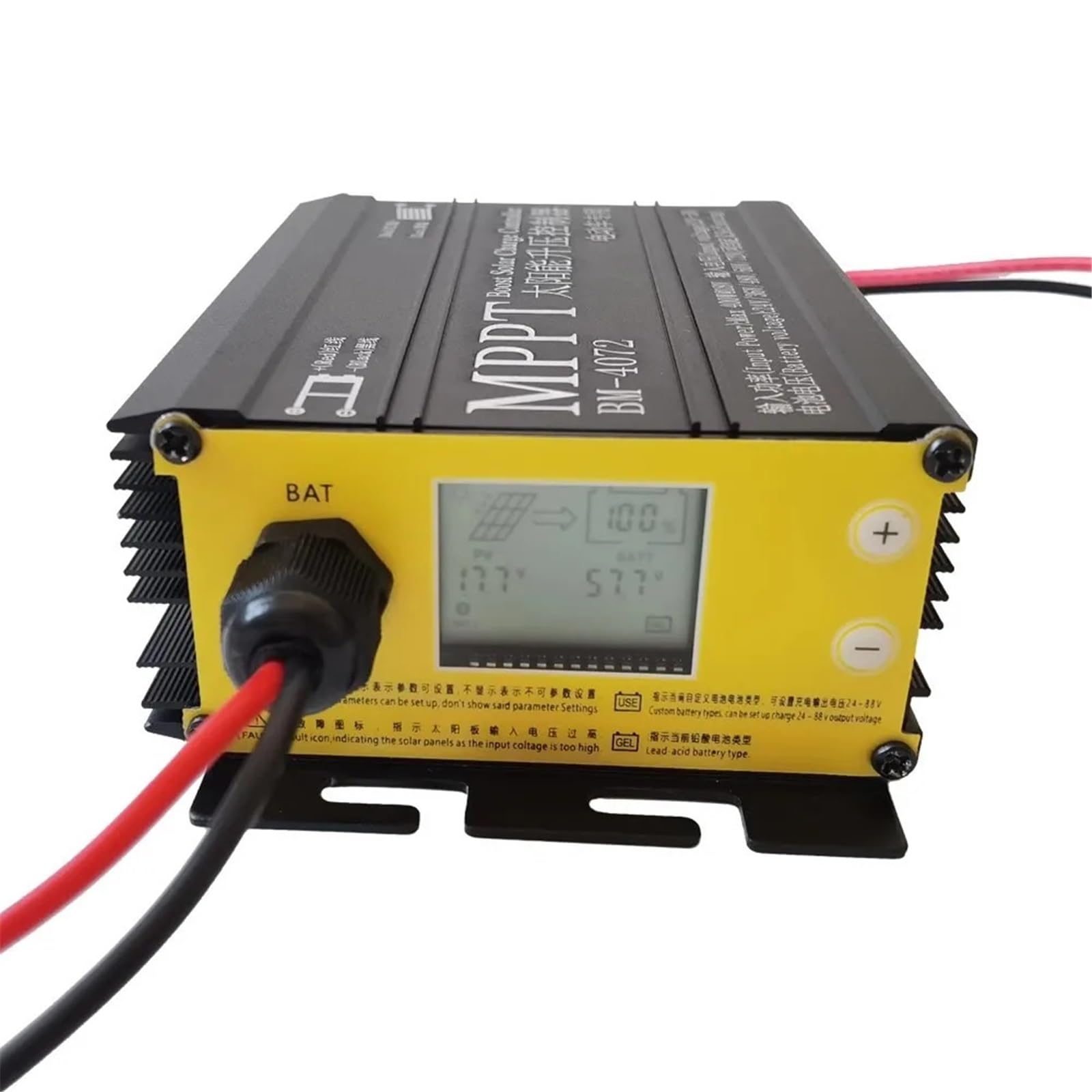 Controlador de refuerzo solar MPPT para optimizar la carga de paneles a baterías de plomo-ácido