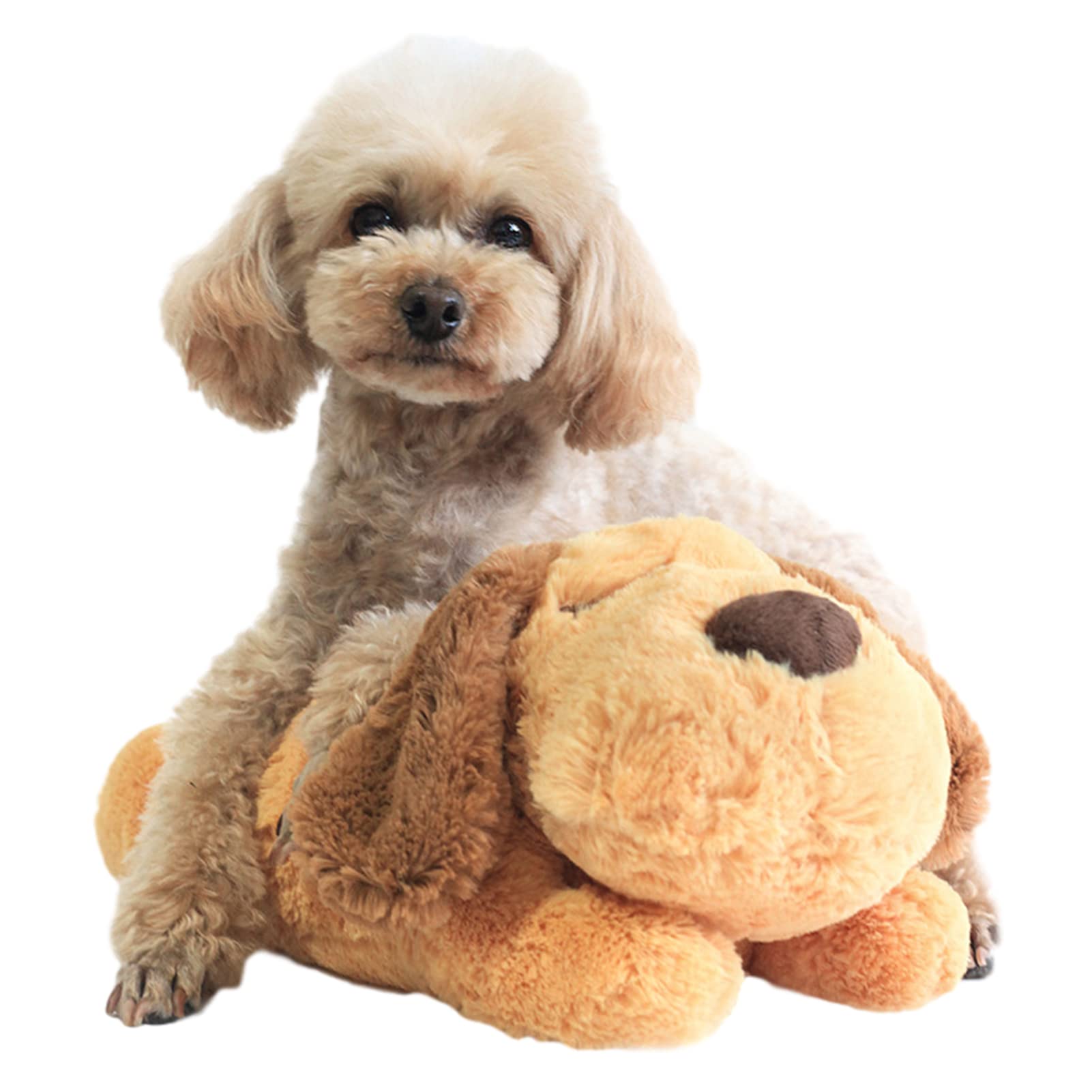 Courti Dog Heart Beat Toy Puppy Behavioral Aid Toy With Two Heartbeats,For Rebuild Intimacy Reduce Pets, Heart Beat Plush Toy For Kittens And Puppies, With Three Styles