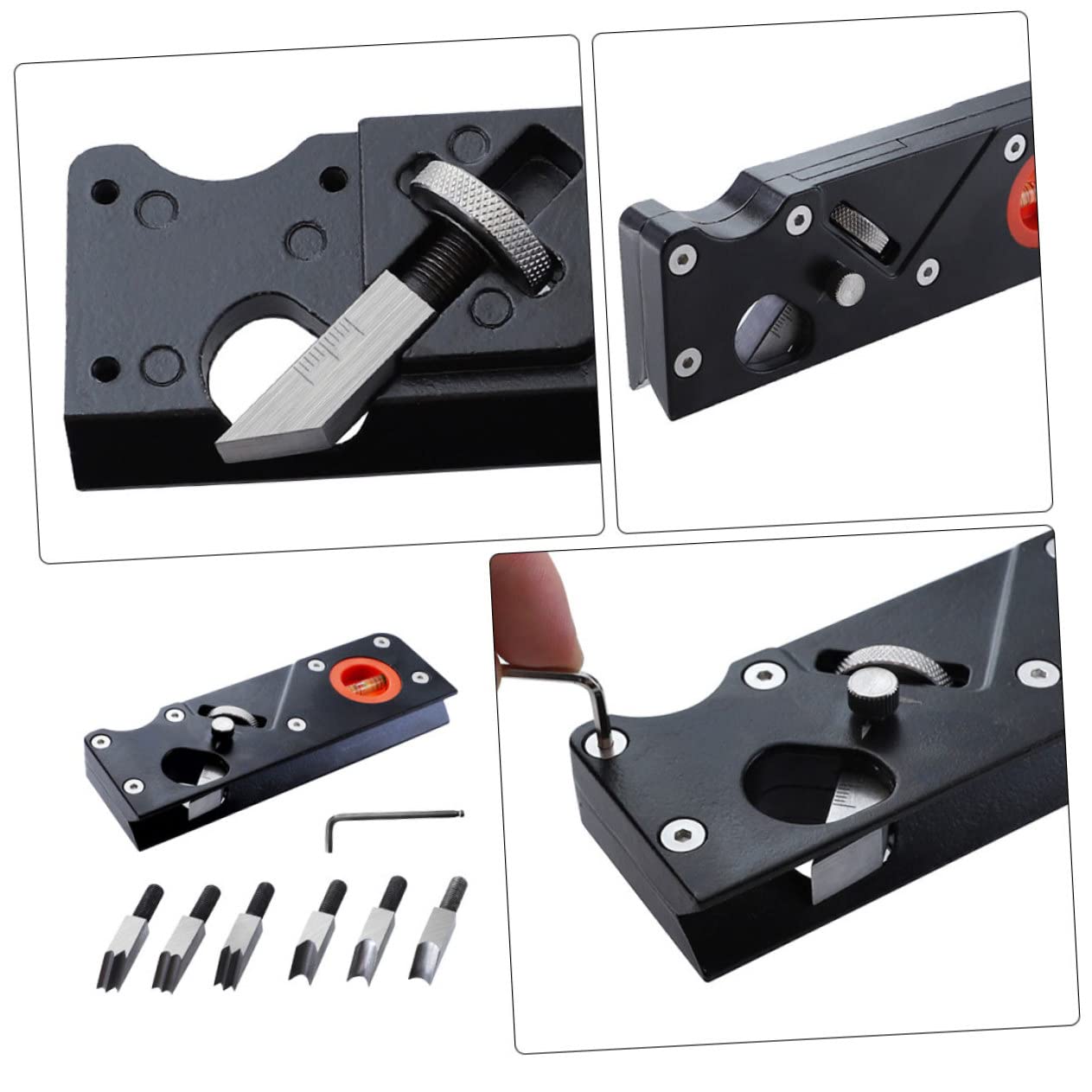 Uonlytech Pialla Per Falegname Piallatura Smussata Per Legno Pialla Per Rifinitura Utensile Manuale Per Carpentieri Adatto Diverse Esigenze Di Lavorazione Del Legno