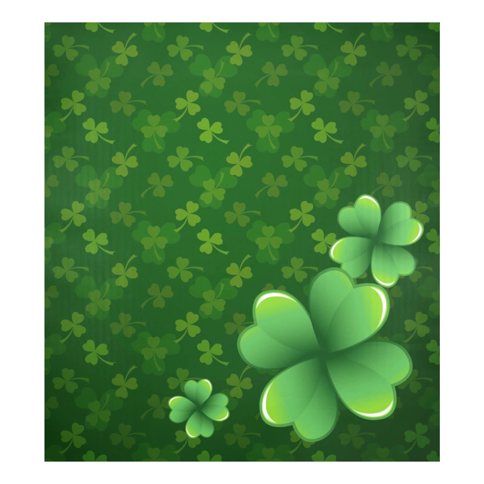 Naanle St. Patrick's Day Dishwasher Magnet Cover Shamrock Clover Dishwasher Cover Magnetic Home Cabinet Decals Appliances Stickers Refrigerator Decorative 23" x 26"