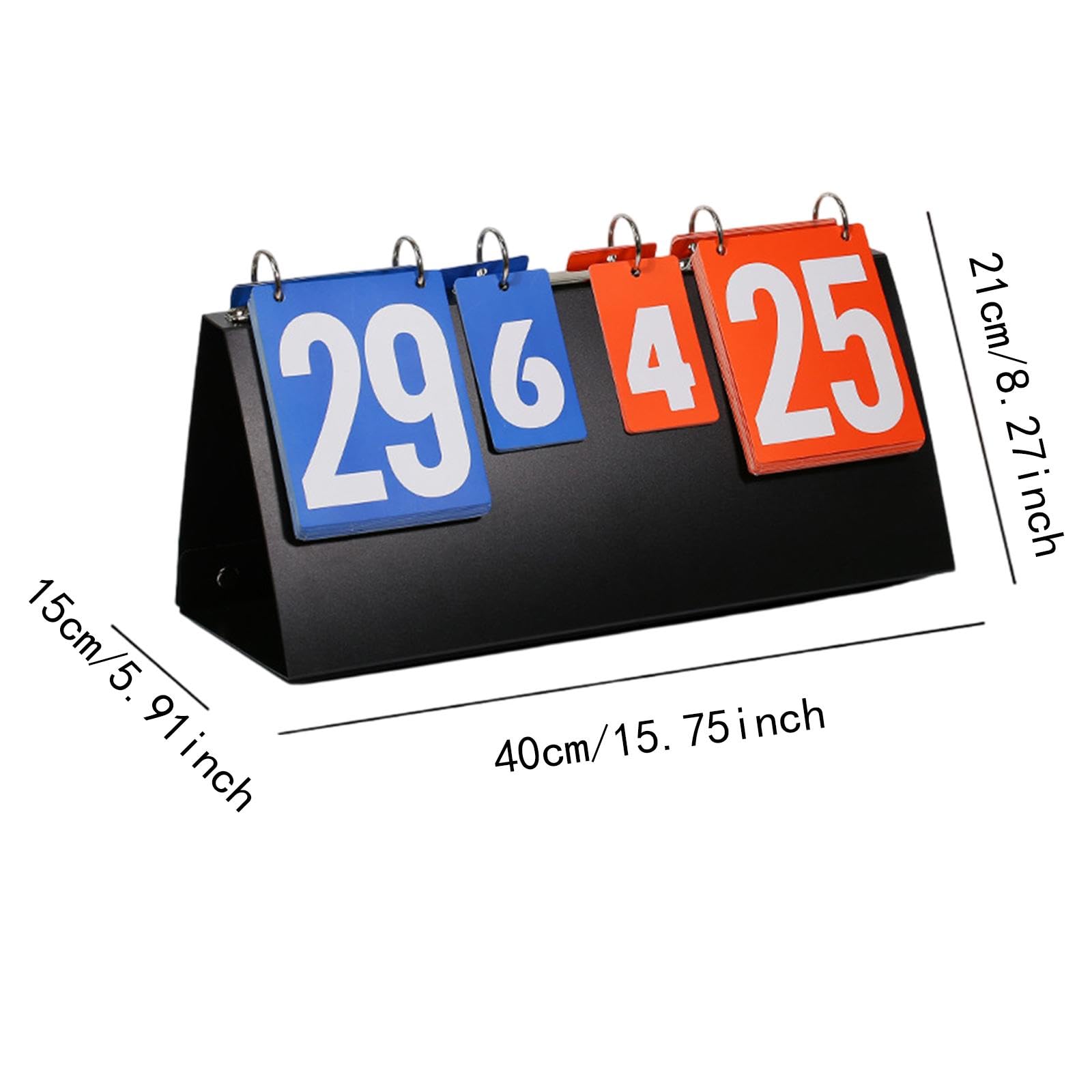 Colaxi Number Score Board Score Keeper Competition Supplies Scoring Board Scorekeeper Table Scoreboard for Billiards Soccer Pingpong, 31 Points System