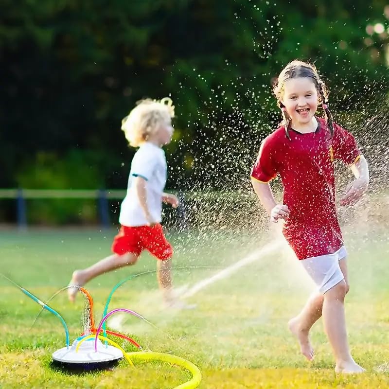 Dolphy Garden Water Toys | Rotating Spray Nozzles Attaches to Garden Hose | Cool in Summer Fun Rotation Water Play Toy | Summer Outside Lawn & Backyard Games | Fun Water Play Toys for Ages 3 to 8.