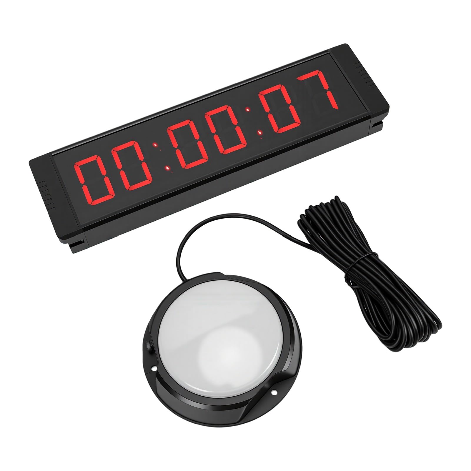 Cronómetro LED Grande, Temporizador Digital con Botón de Inicio y Parada, for Entrenamiento Deportivo y Gestión del Tiempo