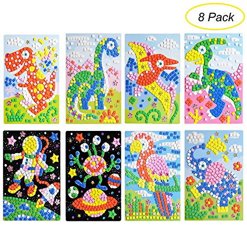 CCINEE Mosaic Sticker DIY Handmade Art Crafts Kits Christmas New Year Gifts