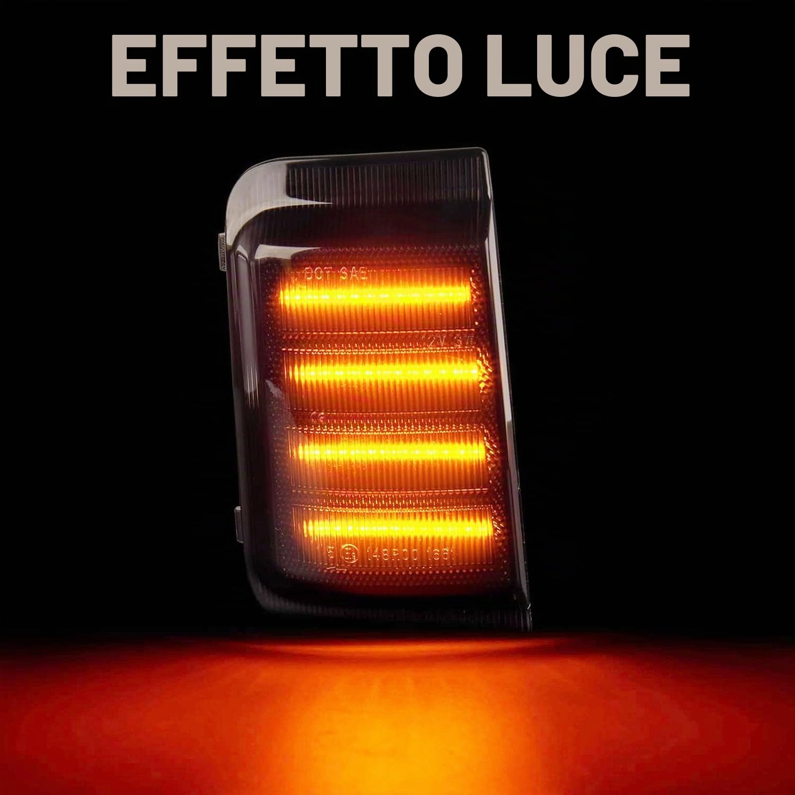 Frecce Specchietto a Indicatori di direzione Specchietto Retrovisore Laterale Compatibile con BOXER FIAT DUCATO RAM PROMASTER CITROEN JUMPER RELAY, 2 Pezzi Canbus