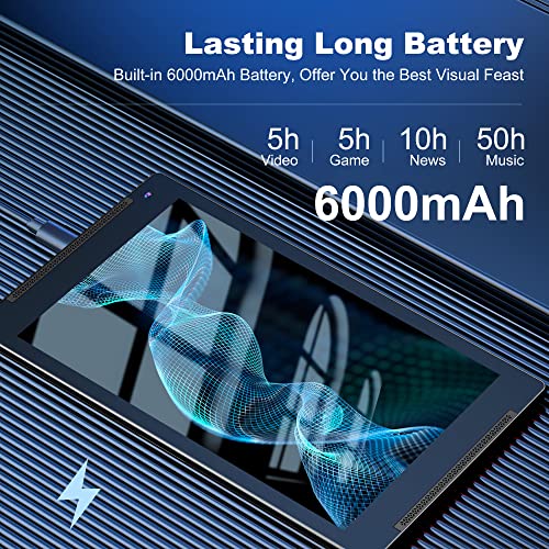 Tjd Android 12 Tablet, 10.1 Inch Tablets With Stand, 8Gb Ram 128Gb Rom 512Gb Expandable, Hd Ips Screen, Google Gms Tablet, 6000Mah Fast Charge, 8Mp Dual Camera, 2.4G/5G Wifi6, Ips Hd Touch Screen #TOP2