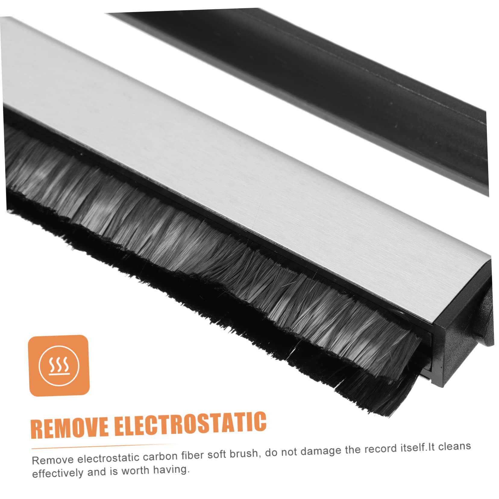 Gadpiparty 1pc Vinyl Record Cleaning Brush -Static Bristles Handle for Record Maintenance for Turntables and Cd Albums