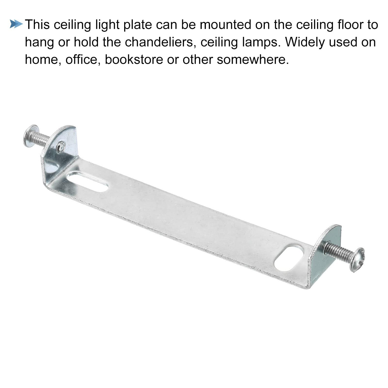 TOP-VIGOR 1Set Light Fixture Ceiling Bracket, 100mm Ceiling Light Plate Kit - Image 4