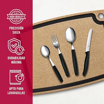Victorinox biftek bıçağı, plastik, siyah, 40 x 25 x 3 cm, 24-birim