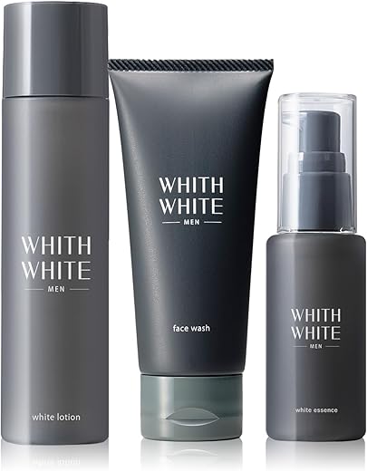 メンズ スキンケア セット 医薬部外品 洗顔 & 化粧水 & 美容液 フィス ホワイト 「30代～50代の 男性 専用」「 男 の しみ くすみ 完全対策 」（ 男性用 化粧品 ） 95g & 120ml & 50ml
