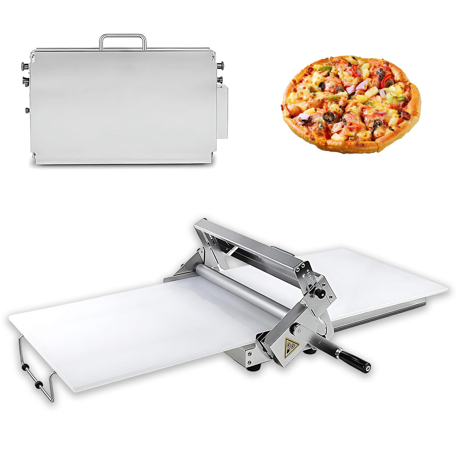 Wałek do Ciasta Pizza i Wypieki Profesjonalny Ręczny Wałek do Ciasta Laminator do Ciasta Składany Regulowany(Home-Use32.7x18.9in)