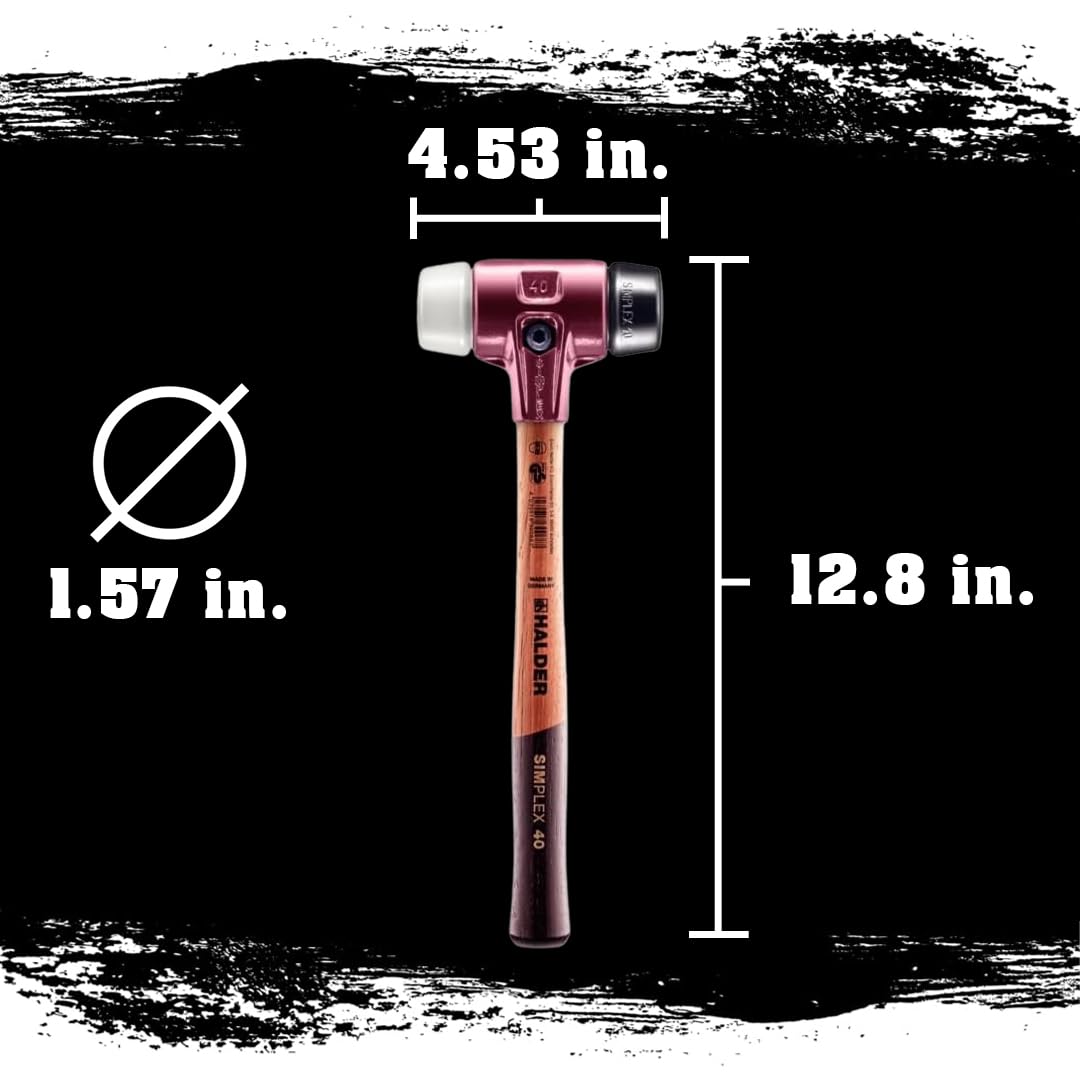 Halder Usa - Mazo Simplex Con Inserciones De Nylon | Cuotas Sin Interés