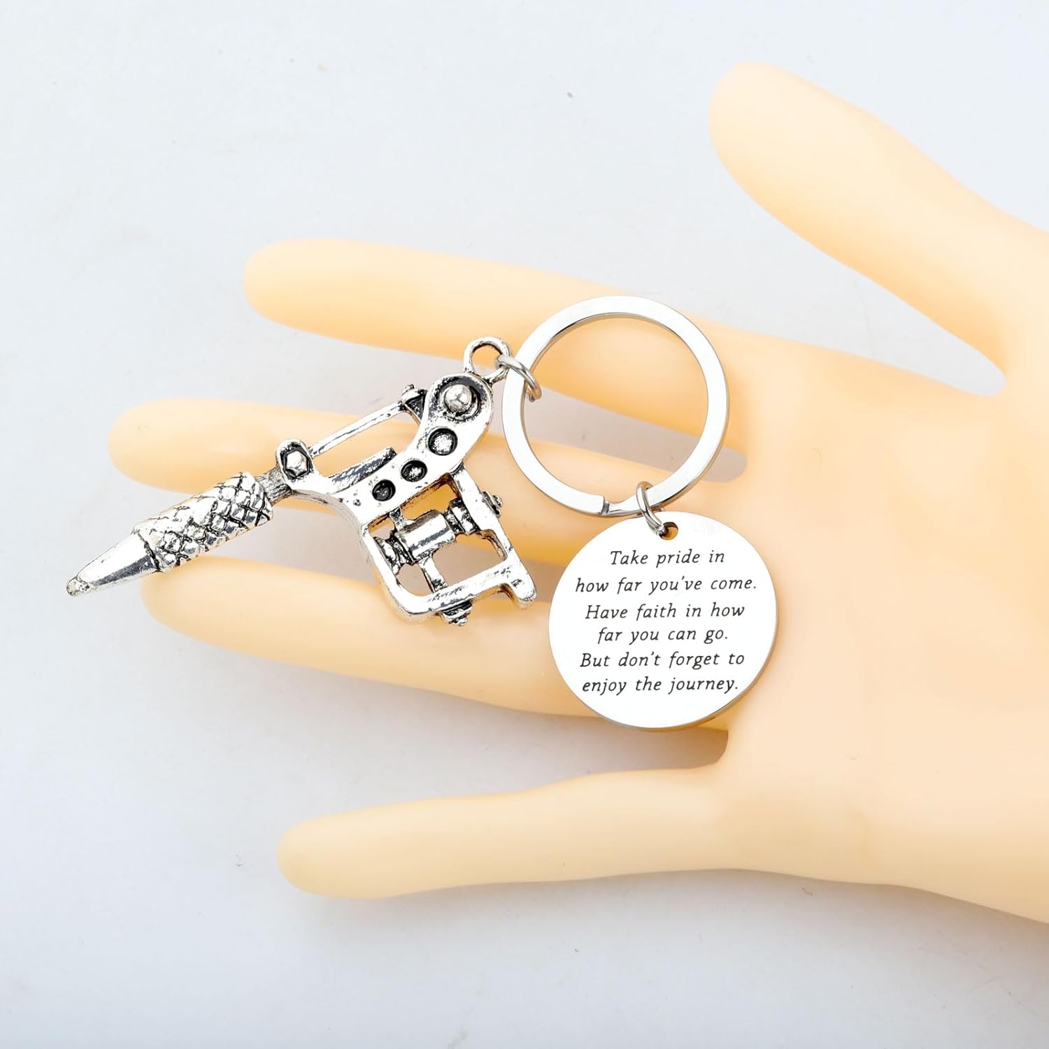 FUSTMW Tattoo Charm Keychain - Tattoo Gifts for Artists & Lovers - Image 4