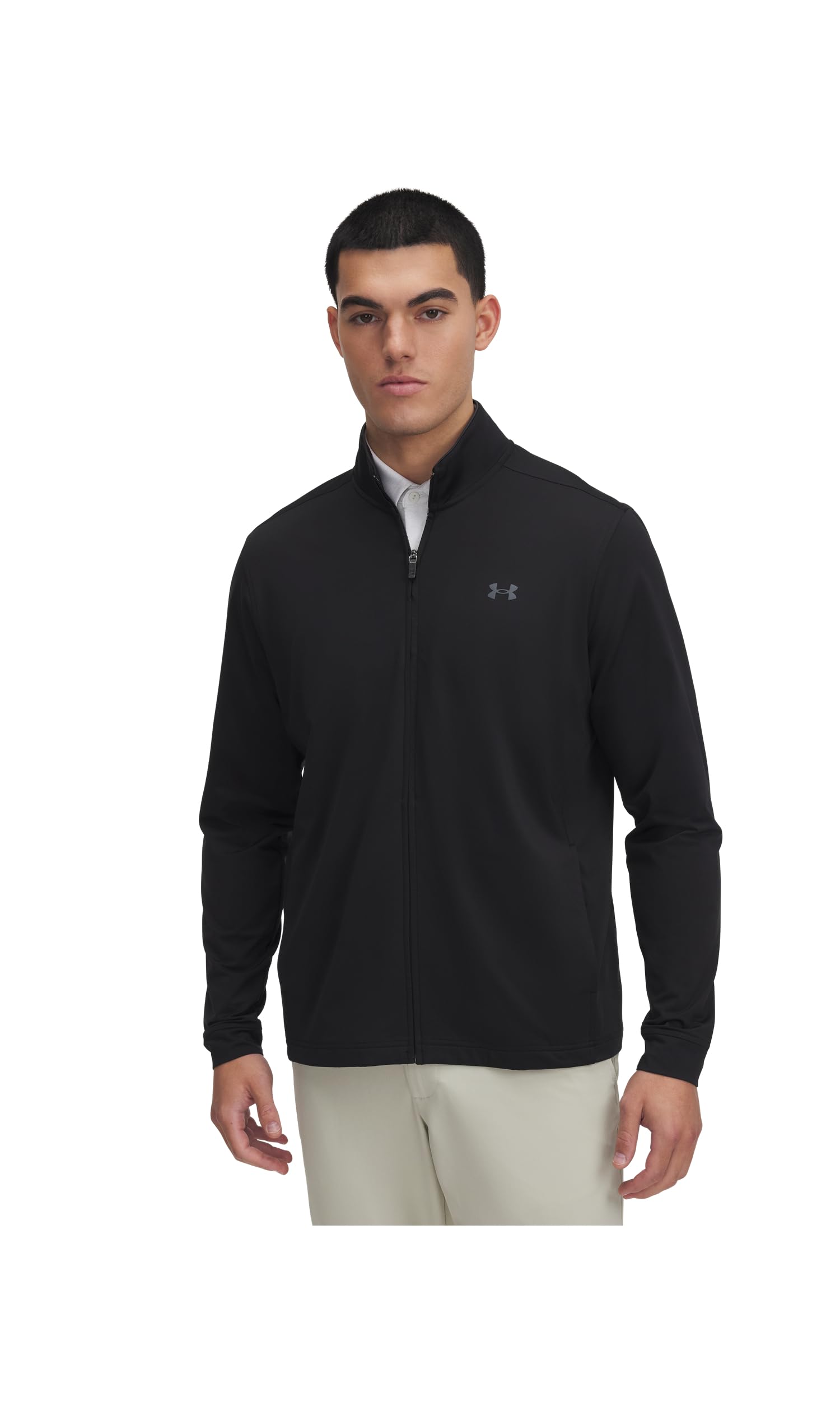 UA Drive Full Zip Erkek Ceket Black / / Castlerock SM