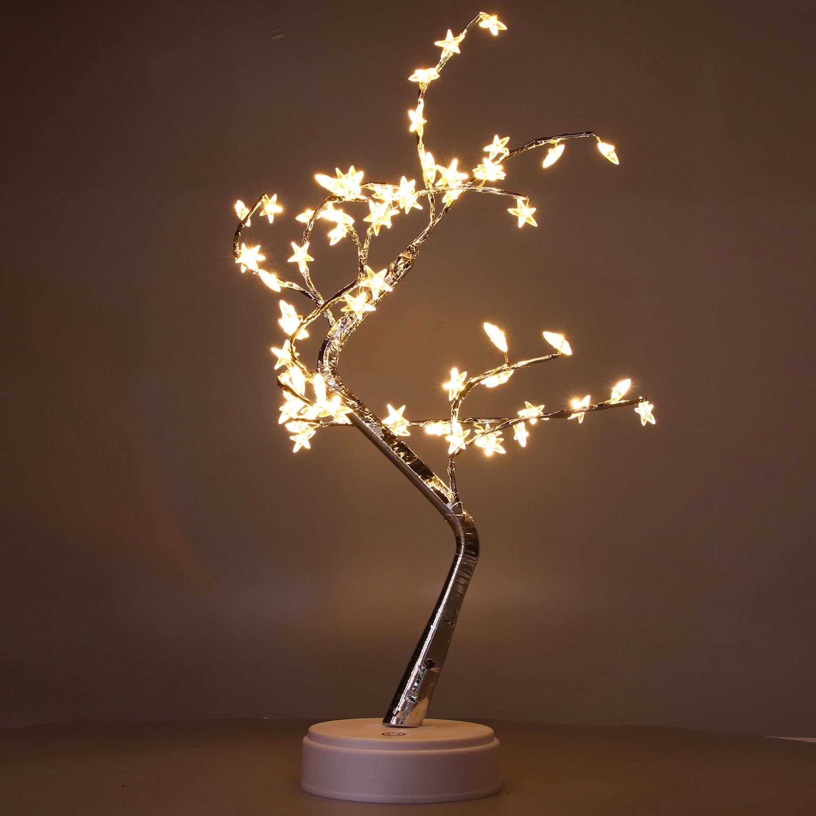Albero Chakra Con Lampada Notte USB In Quarzo Rosa – Decorazione Feng Shui Per Ricchezza E Armonia, Blu