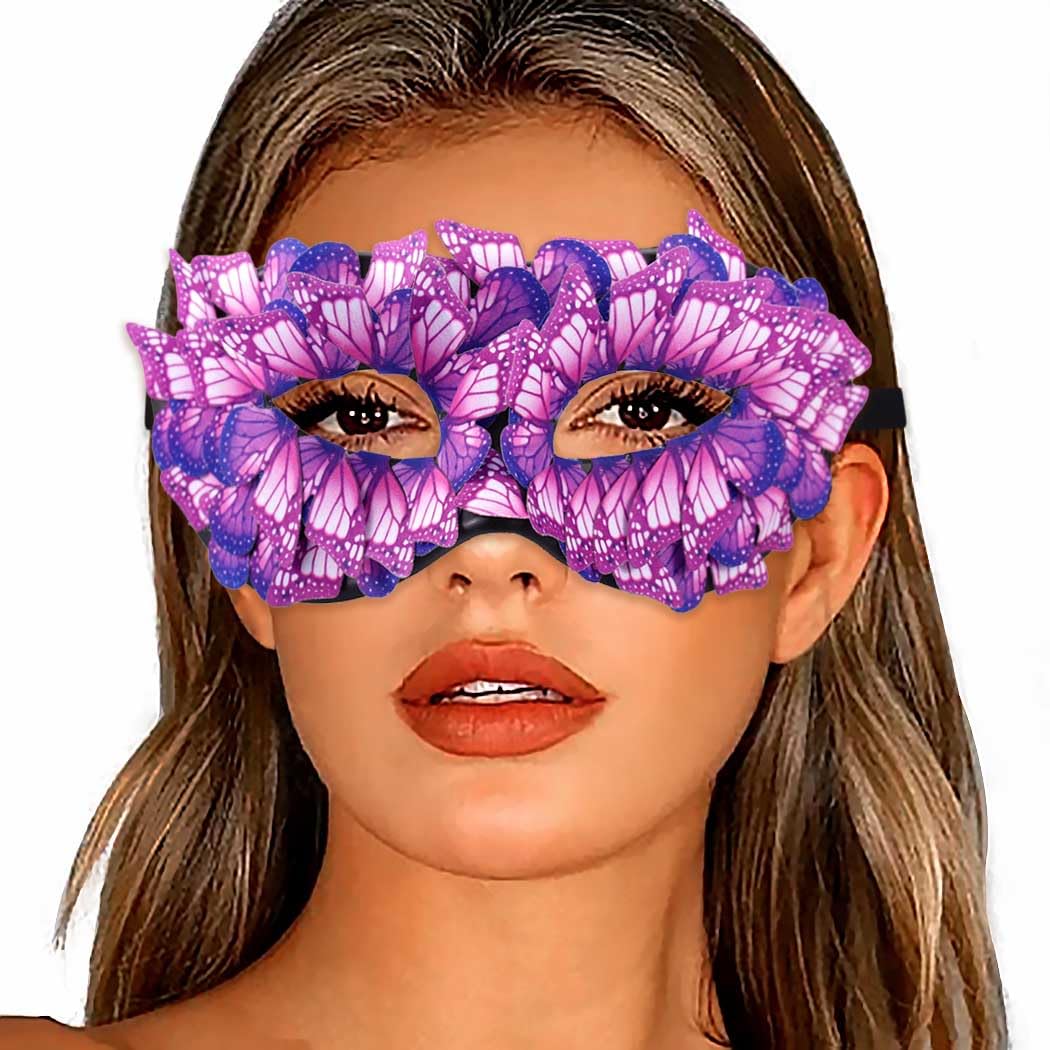 Tgirls Butterfly Masquerade Masks for Women Costume Ball Masks Party Half Face Mask