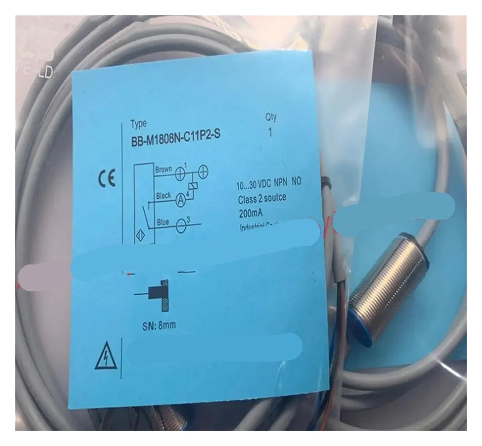 TYEXCZARF 3pcs inductive sensor proximity switch BB-M1808N-C11P2-S