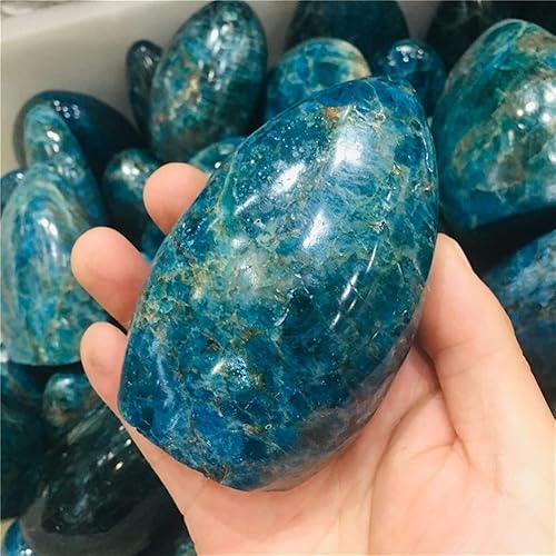 Miniatura 4 de for 400-1kg Natural Crystal Blue Apatite raw Stone Grinding Placed Large Specimen Stone Crystal Blue ore Collection Teaching Piedras decorativas