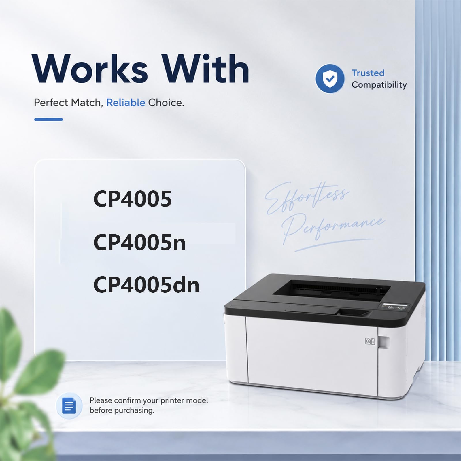 Cartuccia di toner 642A, sostituzione ad alta resa per la stampante HP Color LaserJet CP4005 4005n 4005dn, colori ricchi, imaging accurato, rendimenti elevati, 7500 pagine ,Yellow