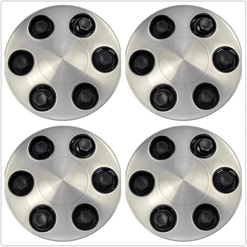 Miniatura 1 de 4 tapas centrales para Chevy Avalanche Silverado Suburban 1500 Tahoe AVALANCH 9596341 (4 unidades, plateado)