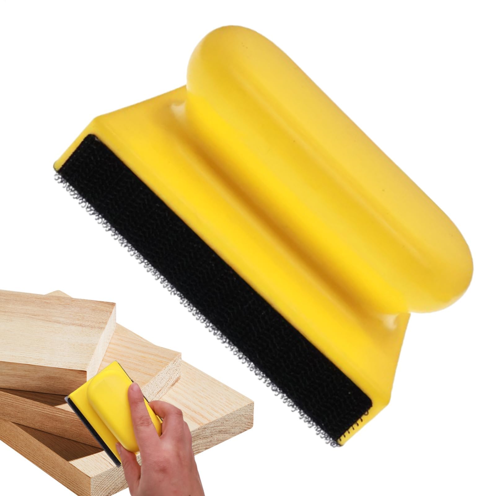 Muiltvoe Hand Sanding Block for Wood, Accessories for Polishing Wooden Chairs, Model Polishing Discs, for Renovators, Woodworkers, Painters, Restorers, Installers, Crafters, Homes