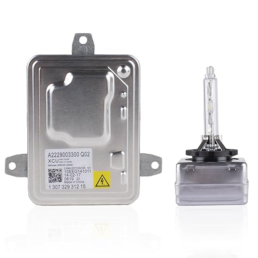 Xenon HID Headlight Ballast Control Unit Module with D3S Bulb 130732931515 Compatible with Cadillac CTS XTS Chevy Camaro Dodge Dart Kia Sorento Mercedes CLA250 GLA250 Volvo C30 C70 Land Rover