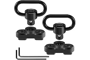 Mlok Accessories for AR15: 2-Pack Sling Rail Mounts with QD Sling Swivel Loop