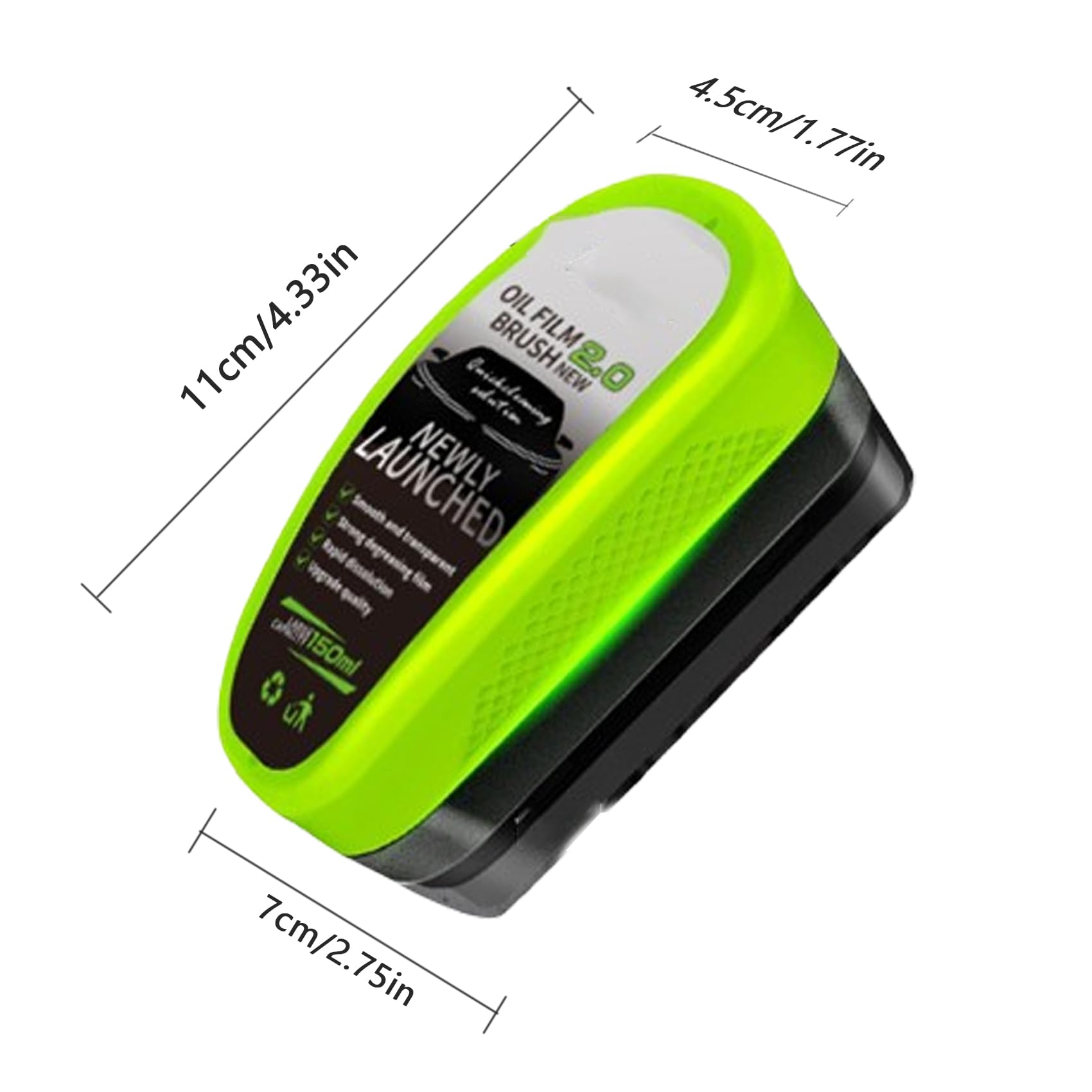 Oil Film Cleaning Brush For Car Windows, Automotive Oil Film Cleaning Brush, Car Glass Oil Film Cleaner, Universal Glass Cleaning Wipe Board (1pcs)