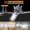 Bombillas de repuesto para VW Golf 2000-2007, luces altas y bajas, 6500K blanco frío, sin parpadeo, vida útil de 50000 horas, plug and play, 4 piezas 8