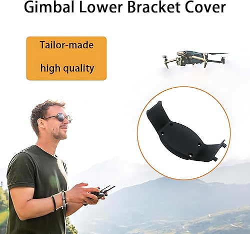 Miniatura 3 de ZWLLKJGS Mavic 3 Pro Reemplazo Gimbal Cubierta de soporte inferior Gimbal Cámara Roll Arm Montaje Inferior Tapa de Soporte Piezas de Reparación para