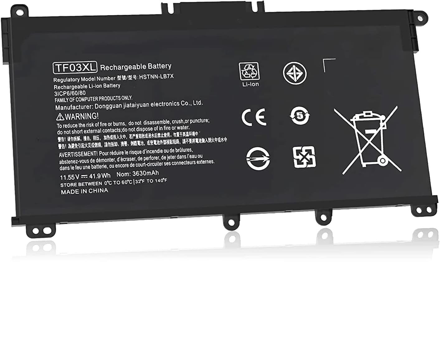 Laptop Battery Compatible for HP Pavilion 15-CC 15-CD 14-BK Series:15-cc154cl 15-cc060wm 15-cc152od 15-cc055od 15-cd040wm;17-AR007CA 17-AR050WM…