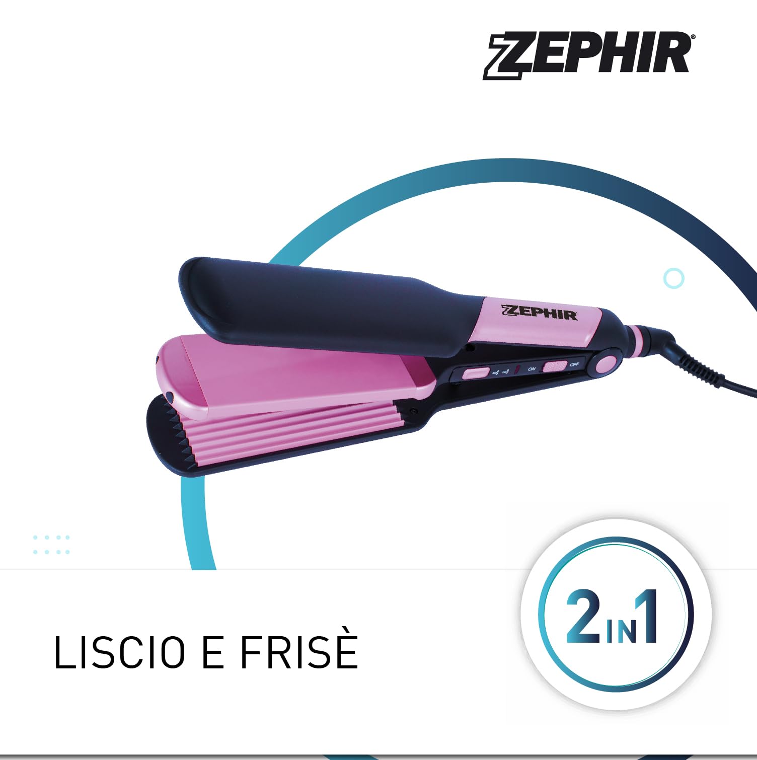 ZEPHIR ZHB742 PLATE FOR SMOOTH AND CURLLED HAIR 65W 220V : Amazon