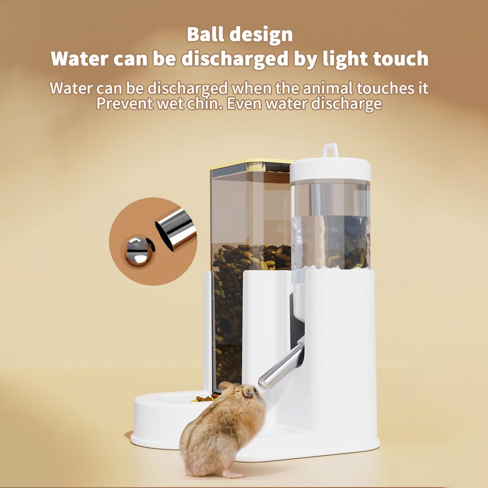 Botella Bebedero Hámster Bebedero Y Automático para Mascotas Y Conejos | Botella De Agua Para Chinchilla De Hogar Para Conejo, Hámster, Diario, Jaula, Hogar, Dormitorio, Salón, Interior, Exterior,