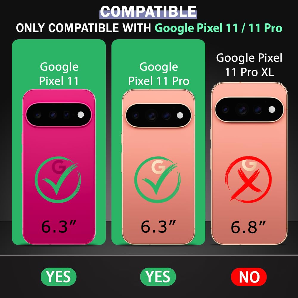 TheGiftKart Ultra-Hybrid Crystal Clear Back Case Cover for Pixel 11/11 Pro | Shockproof Design | Camera Protection Bump | Hard Clear Back Cover for Pixel 11/11 Pro (PC & TPU, Transparent) — Amazon image 2