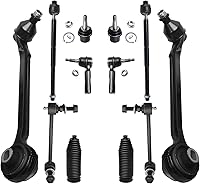 Vista 17 de Detroit Axle - Kit de suspensión completo de 12 unidades para Dodge Ram 1500 4x4 solamente - 2 brazos de control superiores y rótulas, 2 rótulas