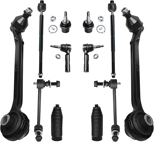 Miniatura 18 de Detroit Axle - Kit de suspensión frontal de 12 piezas para Toyota Corolla 2003 2004 2005 2006 2007 2008, 2 brazos de control inferiores, 2 rótulas