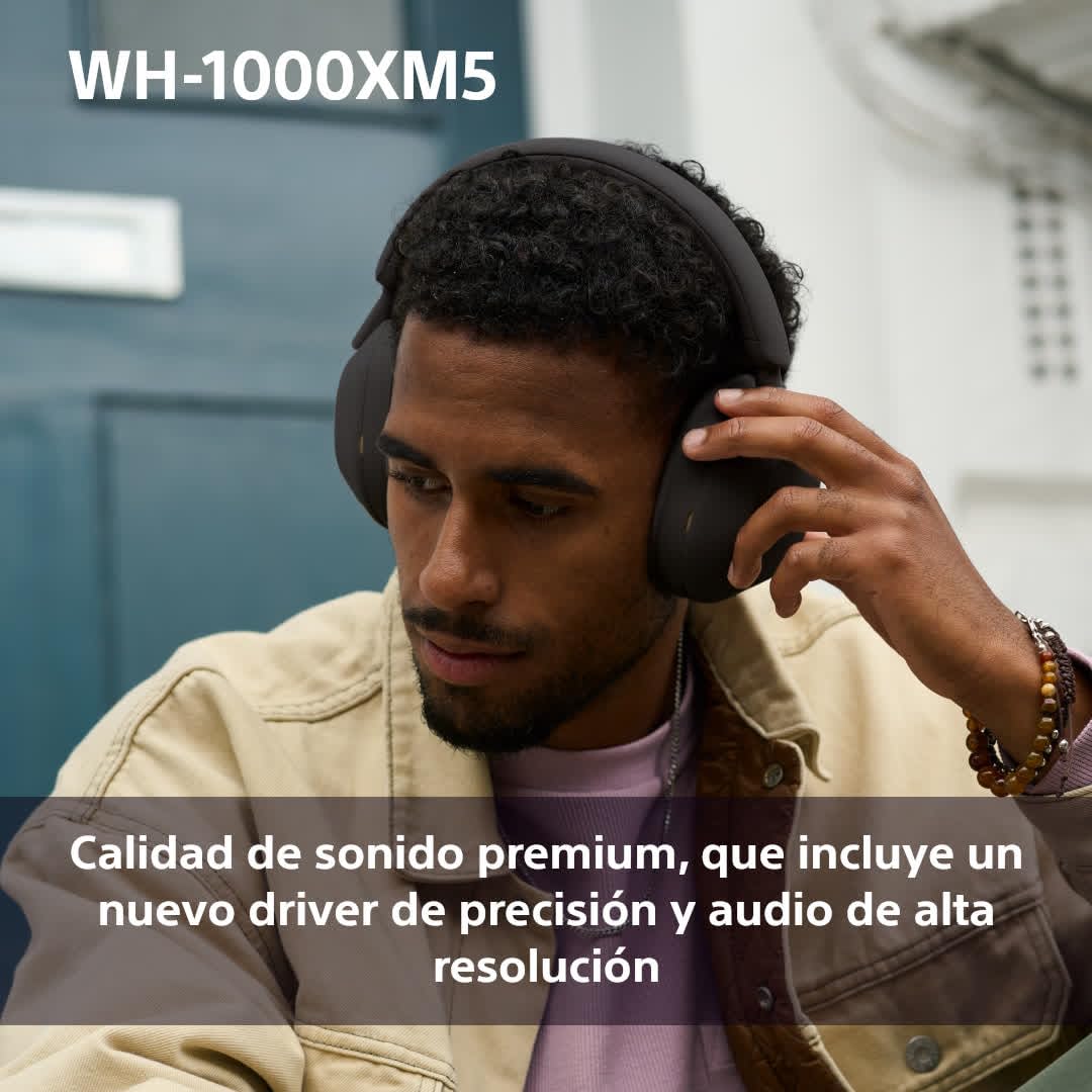 Sony WH-1000XM5 Noise Cancelling, Auriculares de Diadema Bluetooth