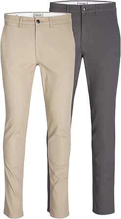 JACK & JONES Male Chino Hose 2er-Pack Slim Fit Chino Hose