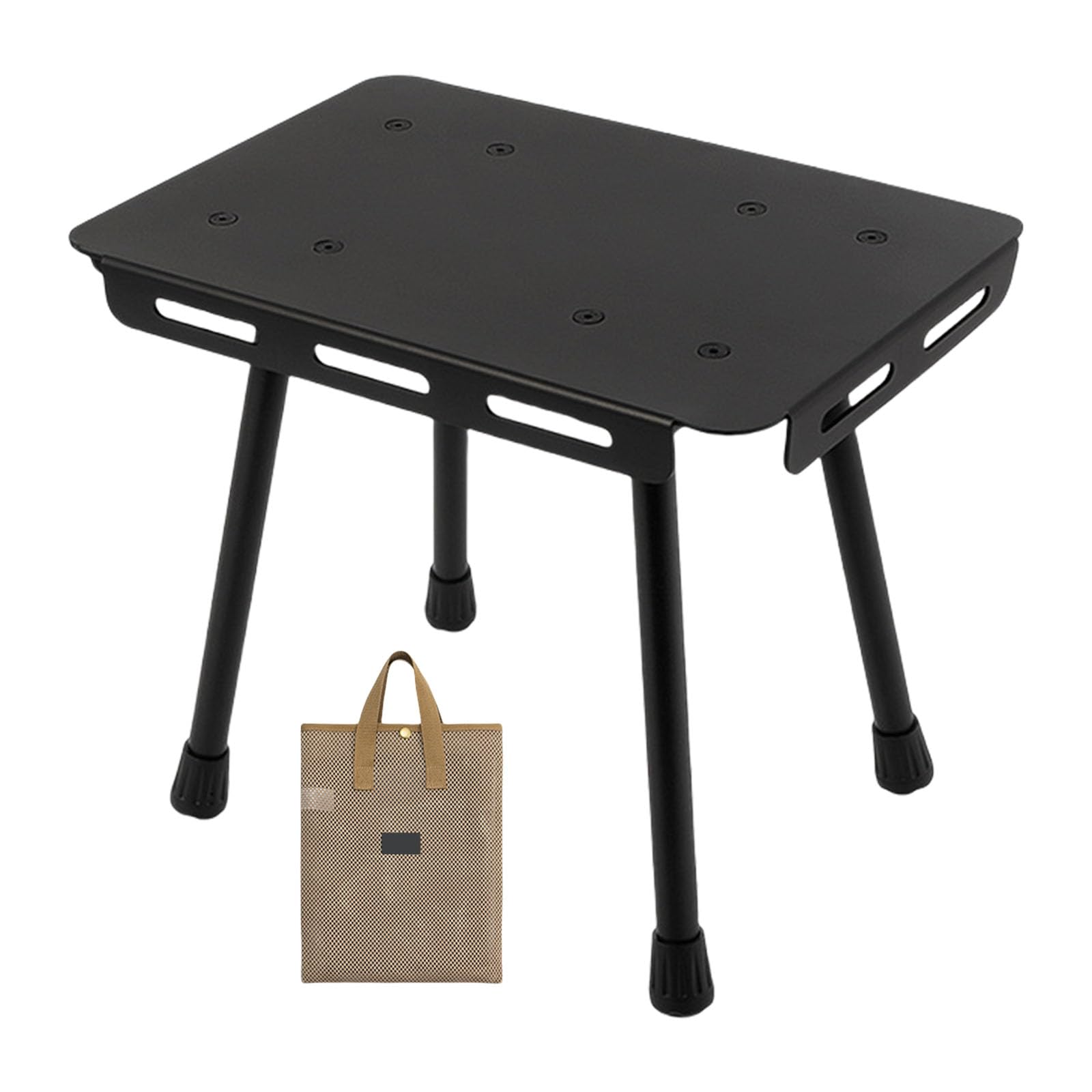 Siège et table pliants en aluminium durables pour camping et randonnée