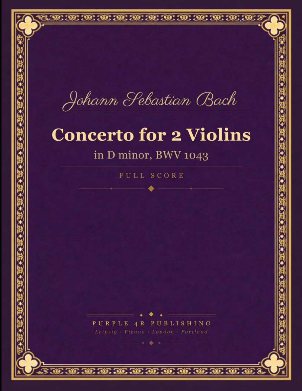 Concerto for 2 Violins: in D minor, BWV 1043