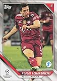 2021-22 TOPPS CHAMPIONS LEAGUE 1ST EDITION #108 ROBERT LEWANDOWSKI FC BAYERN MUNCHEN SOCCER OFFICIAL TRADING CARD OF SOCCER