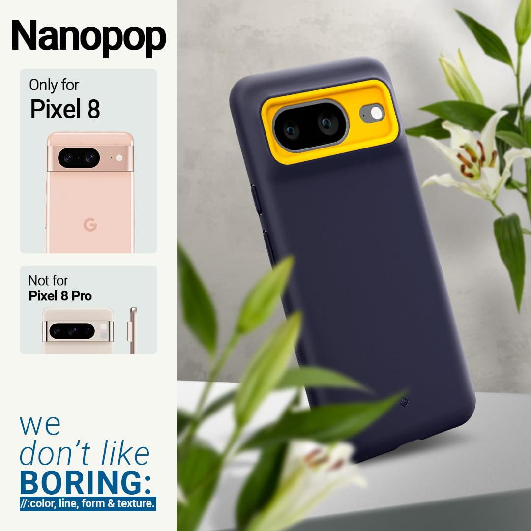 Caseology Google Pixel8 Pro 用 ケース Caseology Nano Pop for Google Pixel 8 Pro Case, [Two Tone
