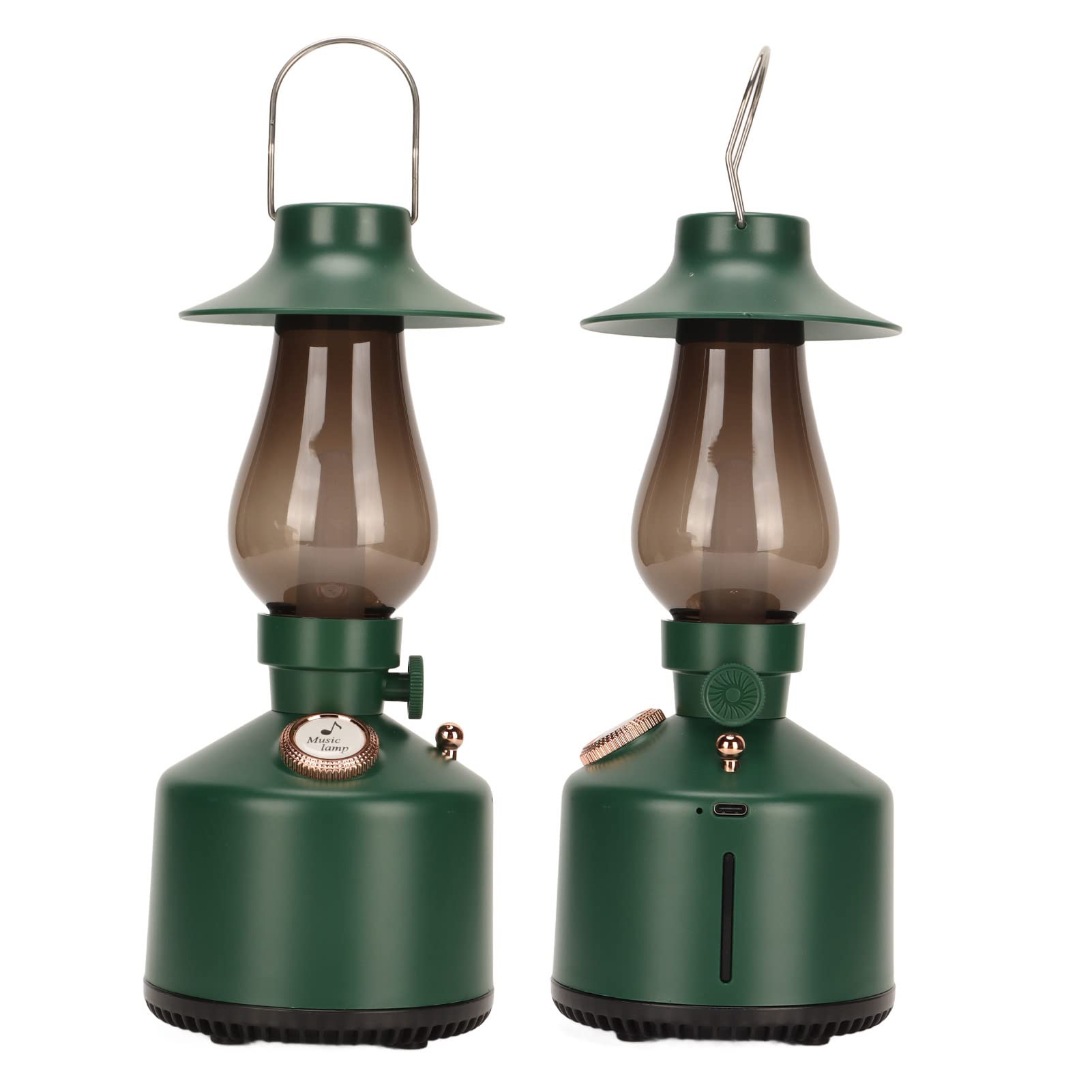 VBESTLIFE Altoparlante Vintage con Luce Notturna e Bluetooth 5.0 (GREEN)