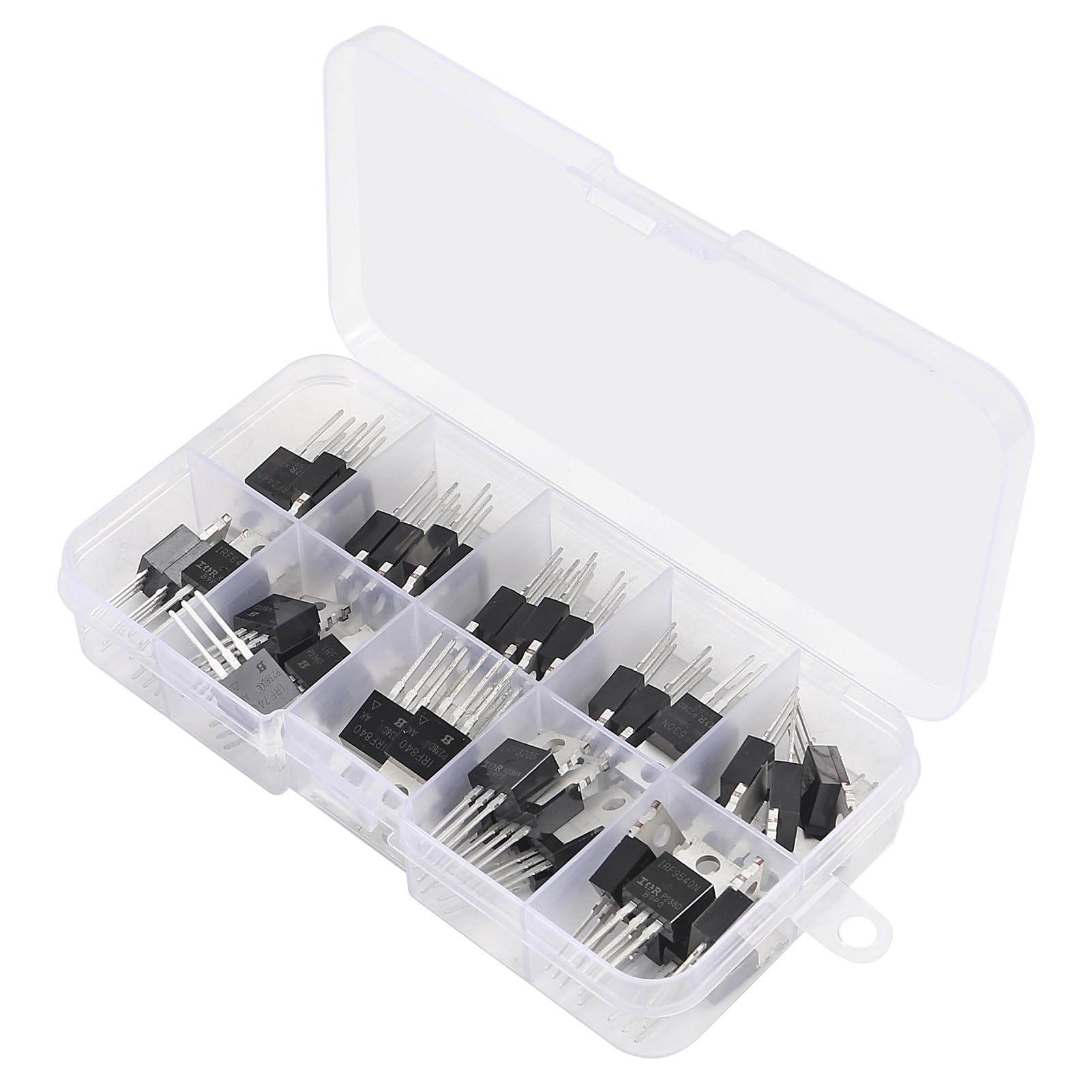 Basic Transistor Kit Electronics Component Kit 50-Piece MOSFET Transistor Kit - 10 Values TO ...