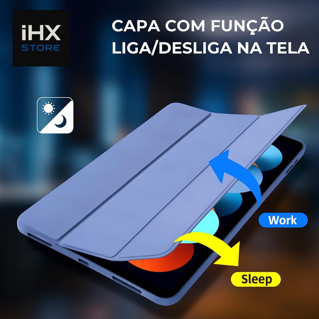 Capa Case Premium para Redmi Pad 2 2025 com Compartimento para