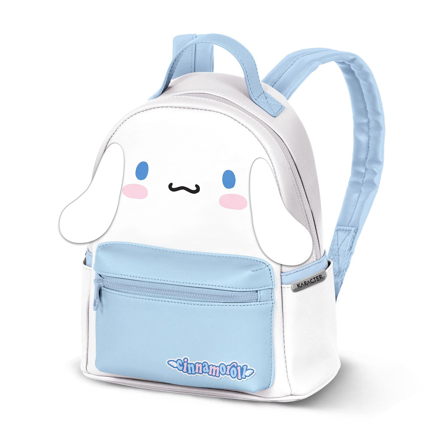 Hello Kitty Cinnamoroll Face-Heady Backpack, White 25 x 29 cm, Capacity 8 L